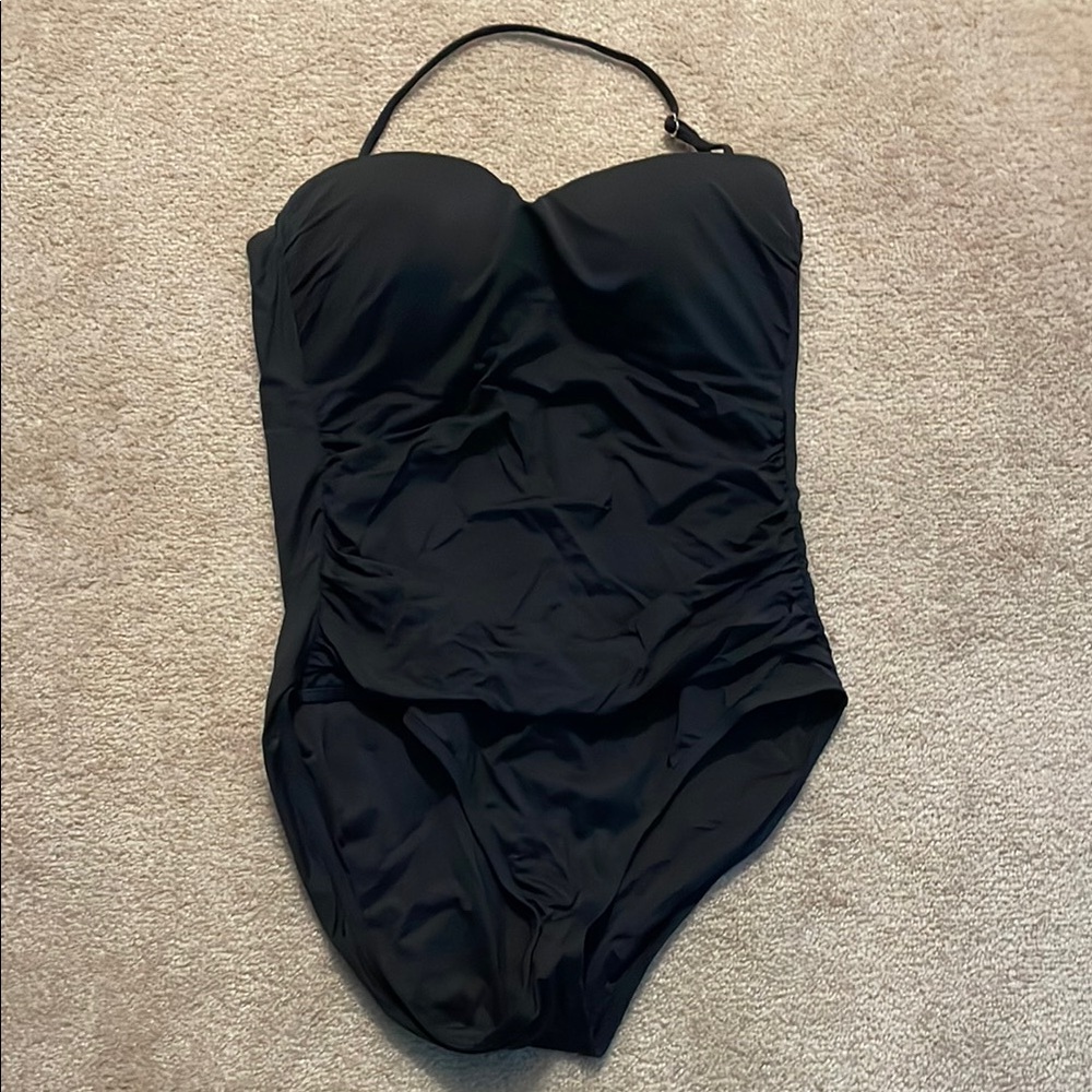 La Blanca Black One-Piece Swimsuit